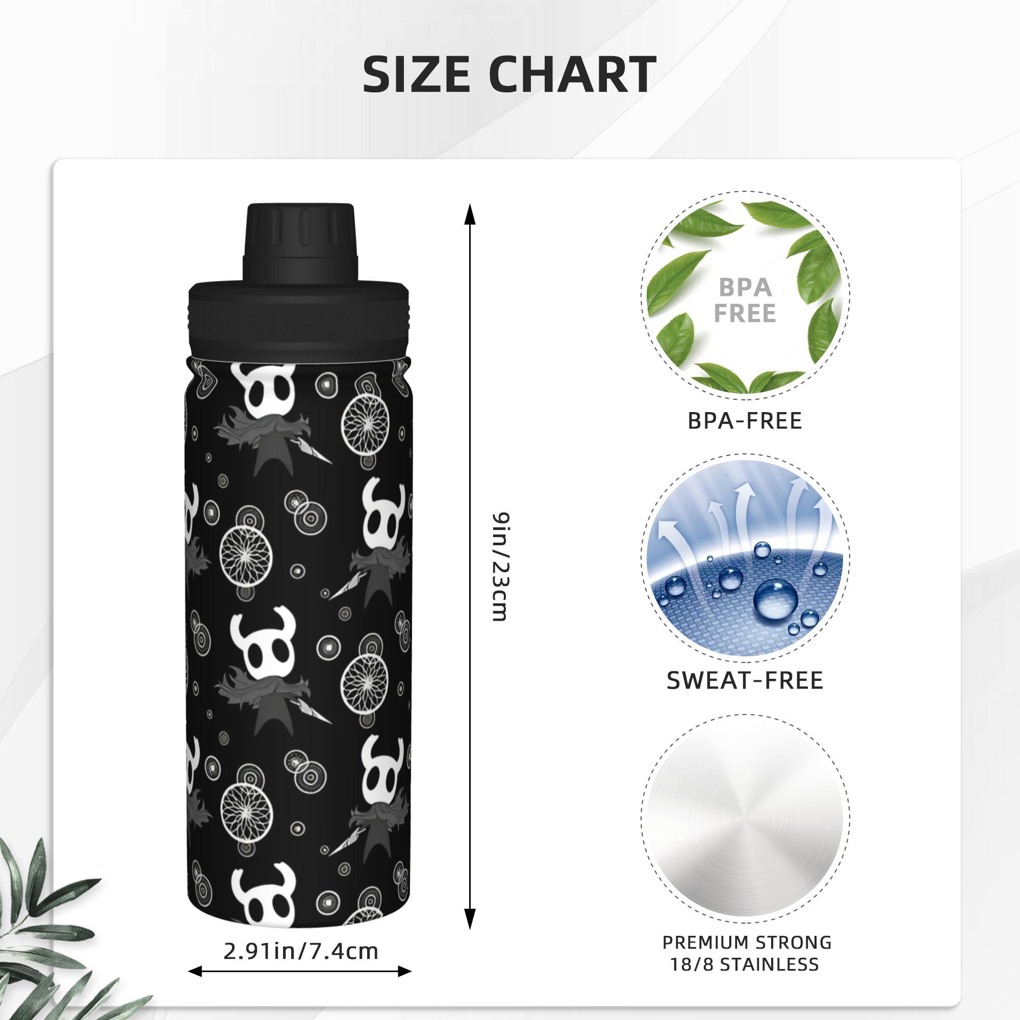 할로우 나이츠 실크송 18온스 스포츠용 보온 텀블러,  - Sports Water Bottle Insulated 리뷰 및 가격